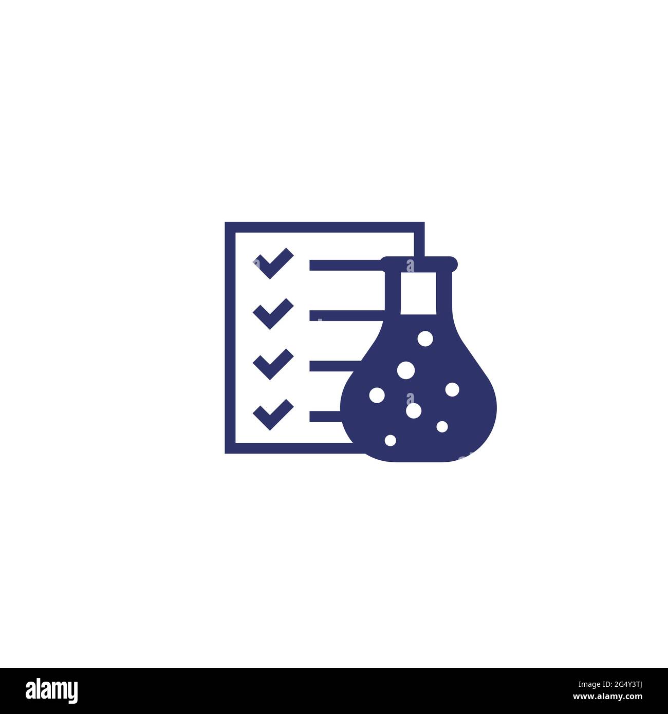 lab test results icon on white Stock Vector Image & Art Alamy