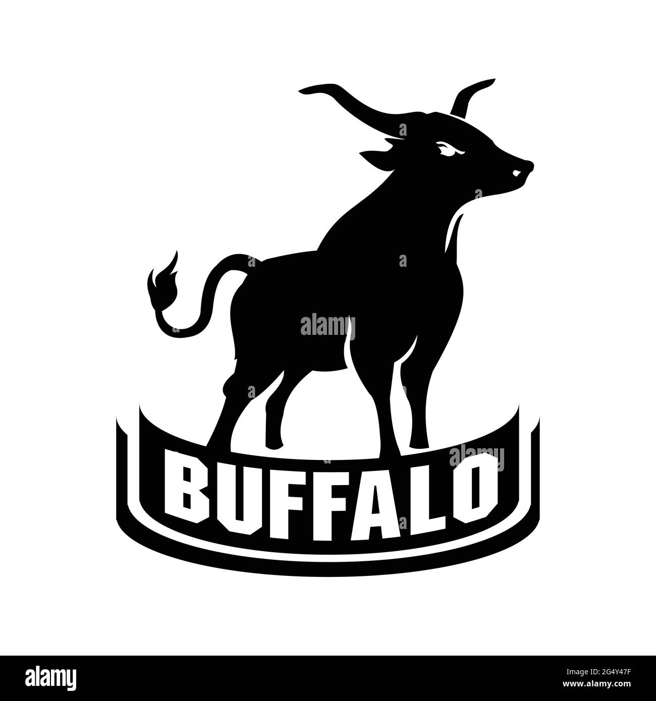 buffalo logo exclusive design inspiration Stock Vector Image & Art - Alamy