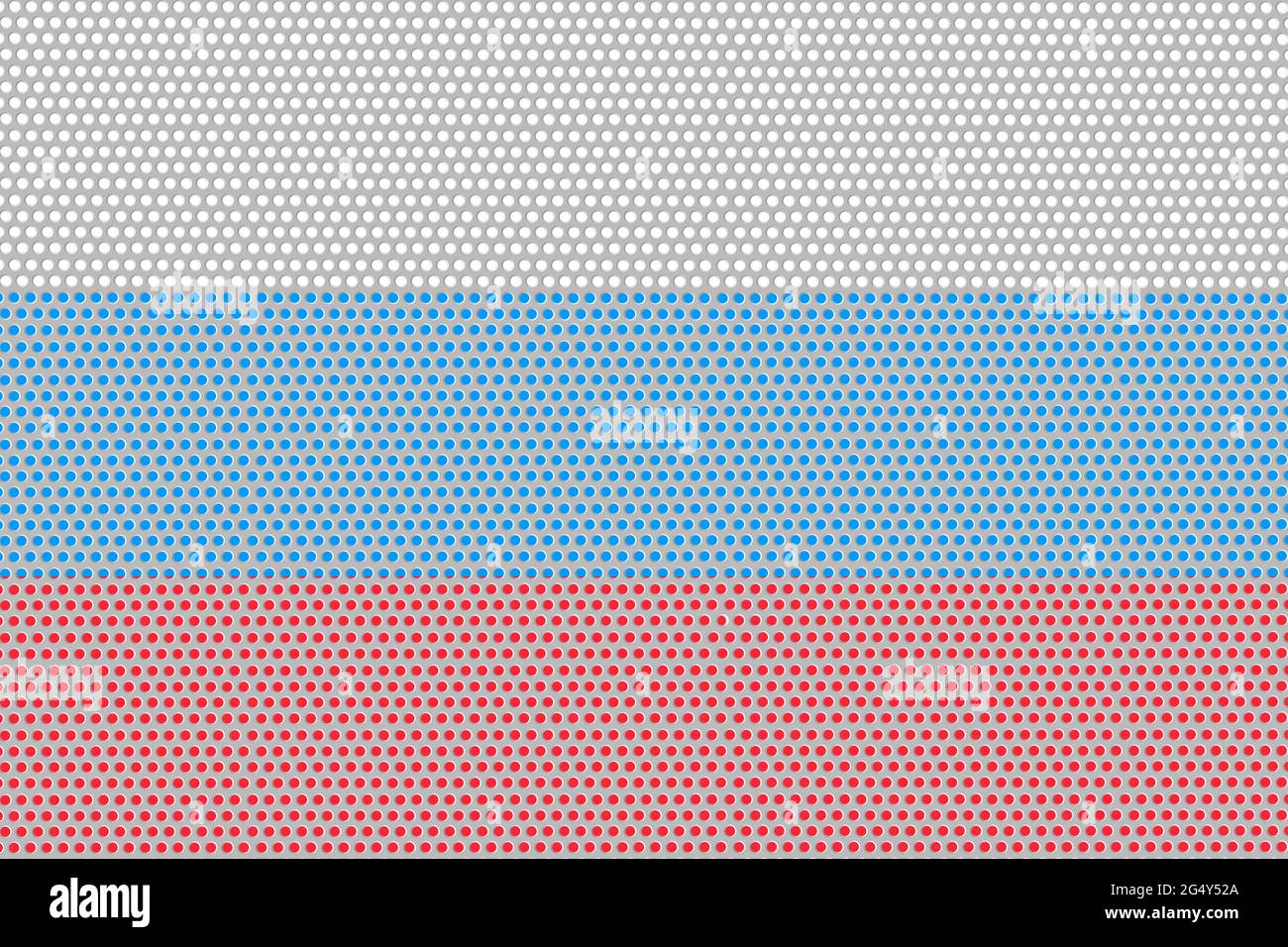 3D Flag of Russia on a metal wall background Stock Photo - Alamy