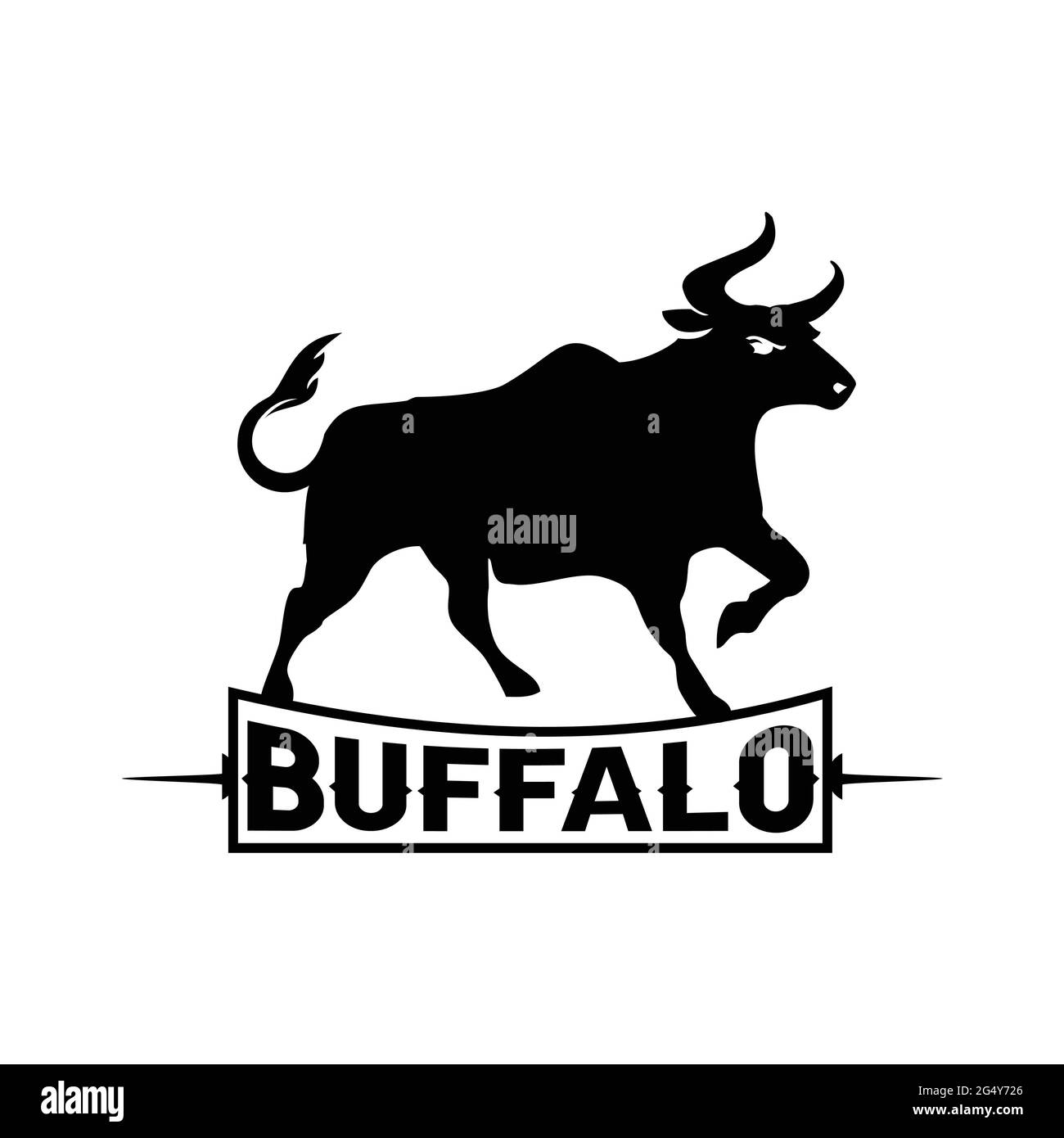 buffalo logo exclusive design inspiration Stock Vector Image & Art - Alamy