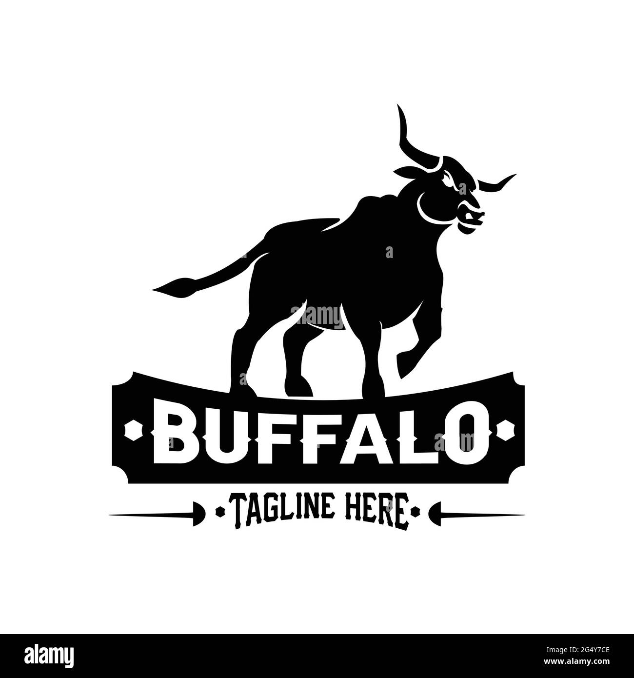 buffalo logo exclusive design inspiration Stock Vector Image & Art Alamy