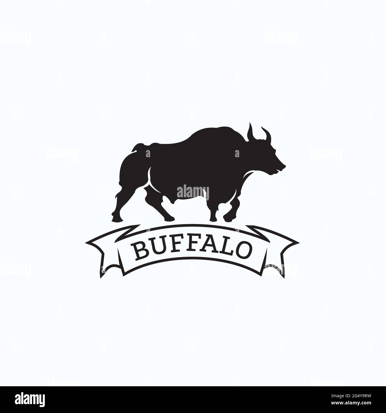 buffalo logo exclusive design inspiration Stock Vector Image & Art - Alamy