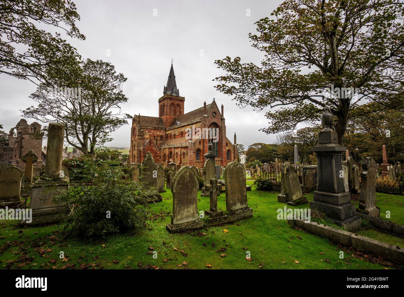 Kirkwall Cathedral; Orkney; UK Stock Photo