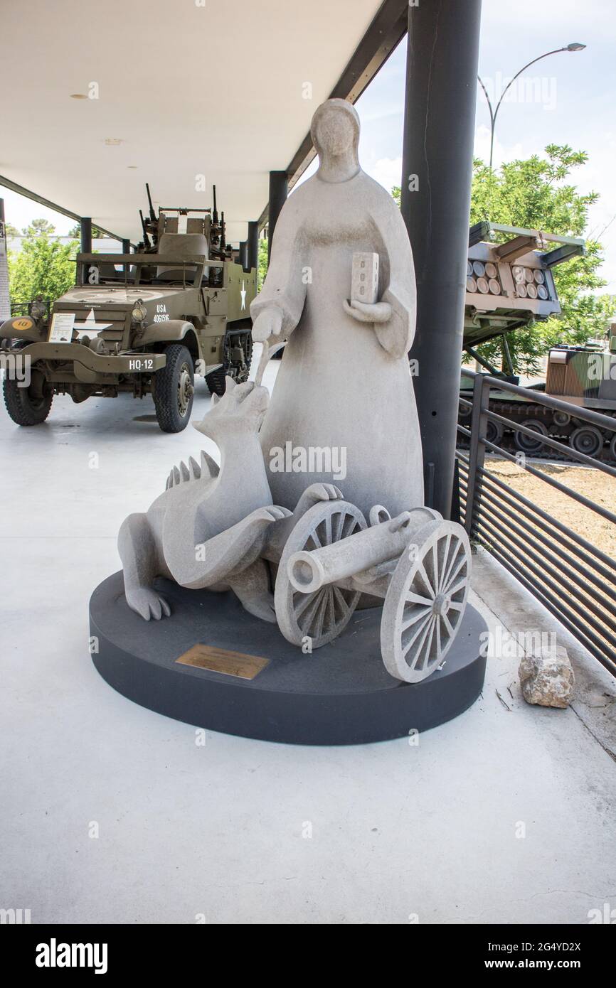 Musée de l'Artillerie Draguignan (Var,France) Satue of St. Barbara Patron Saint of gunnersby