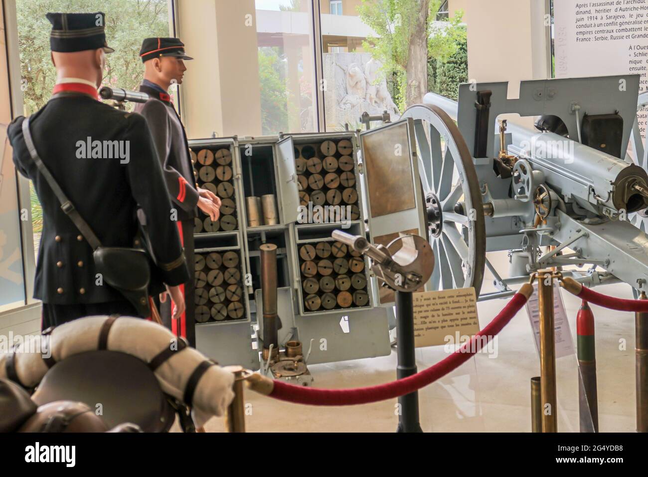 Musée de l'Artillerie - Draguignan (Var,France) : Ammunition box Stock Photo