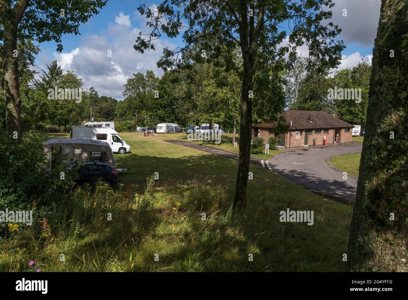 Caravan and motorhome club site hi-res stock photography and images - Alamy