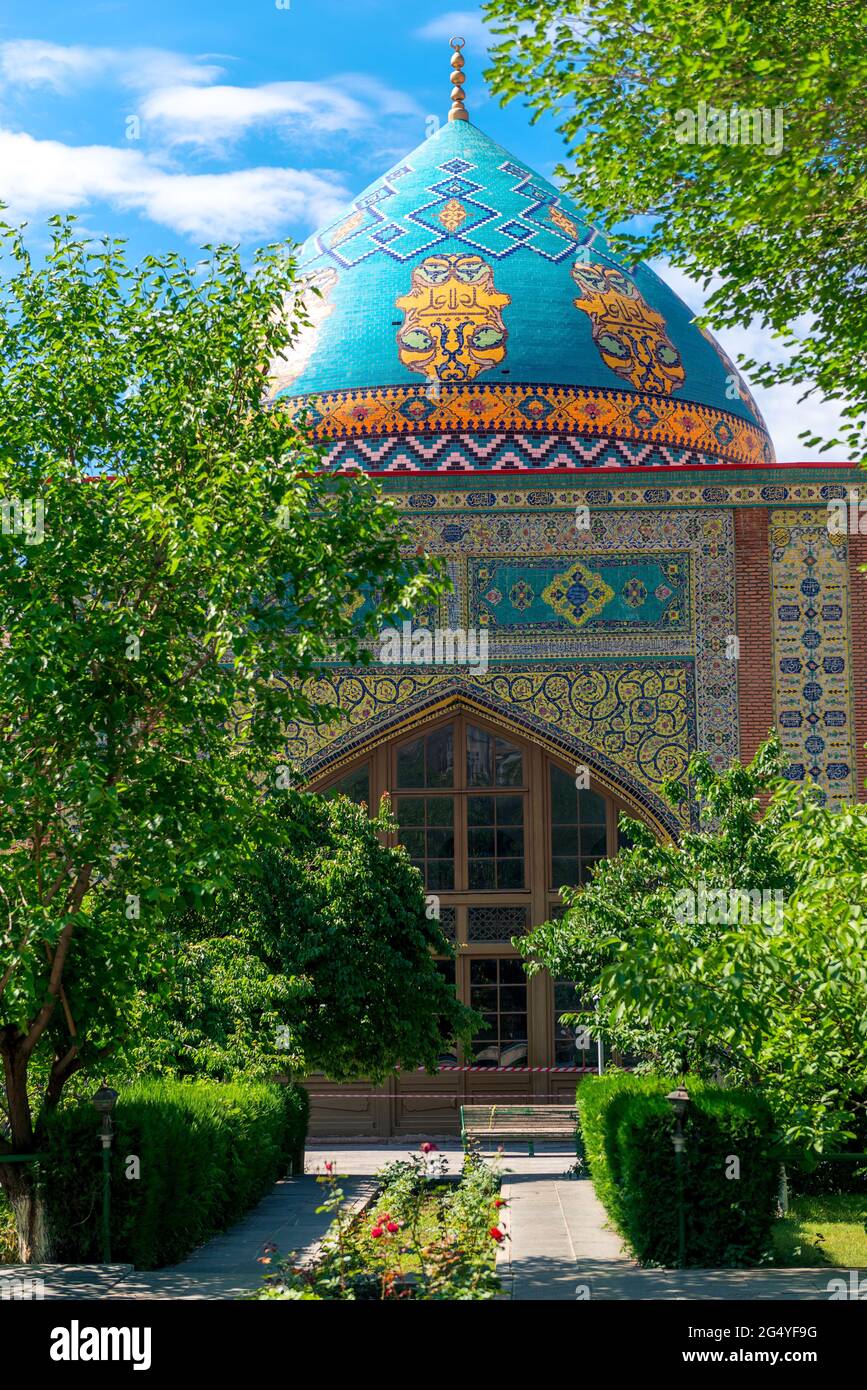 Yerevan, Muslim Blue Mosque, a landmark of Armenia Stock Photo