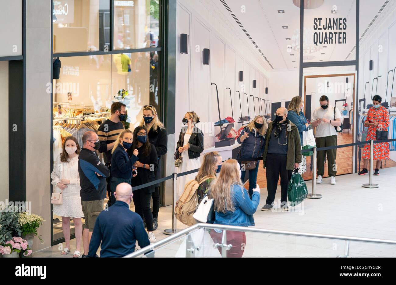 St James Quarter Shops Opening Times