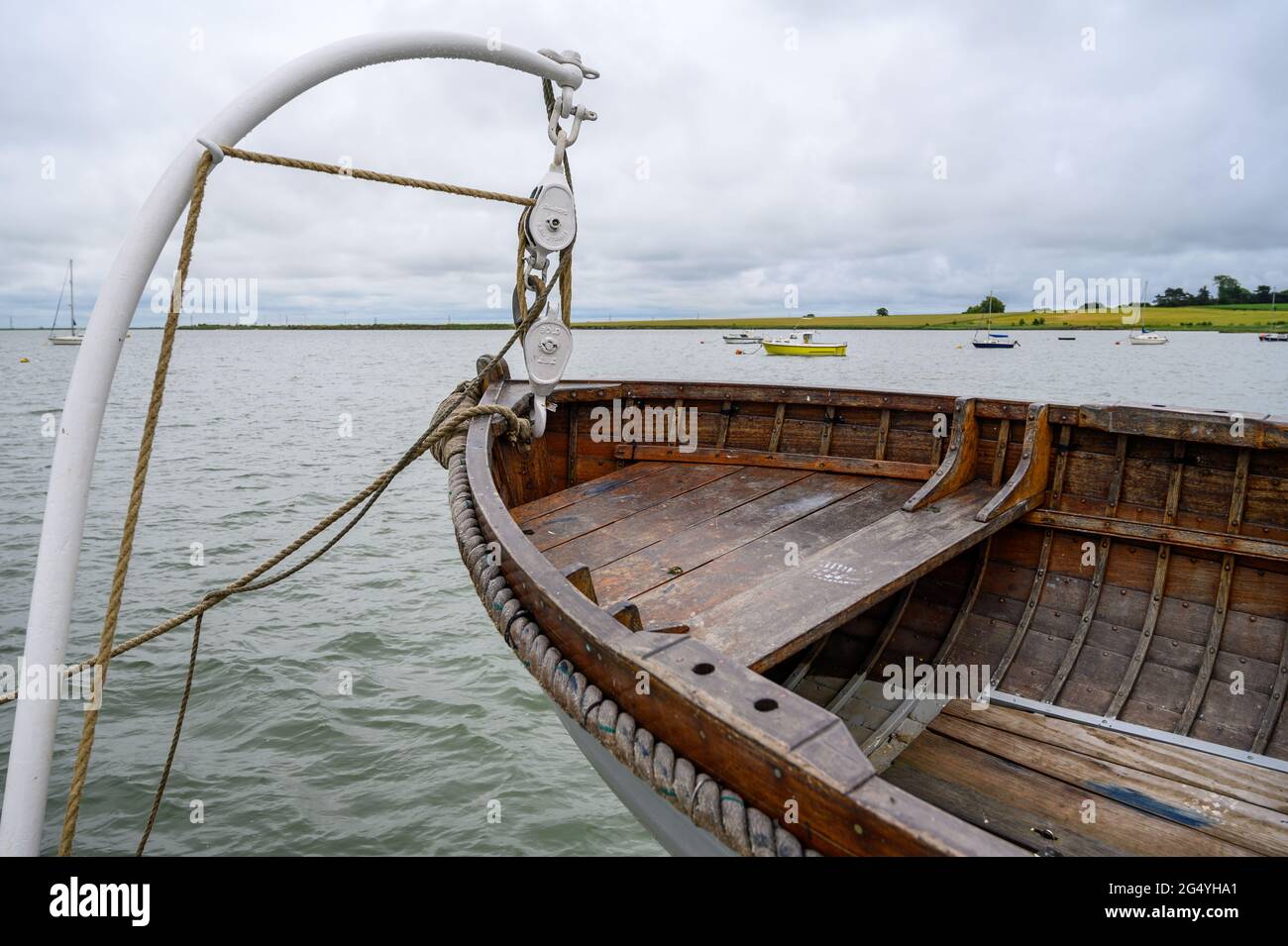 Looking out on the River Meway from "Edith May" historic sailing barge