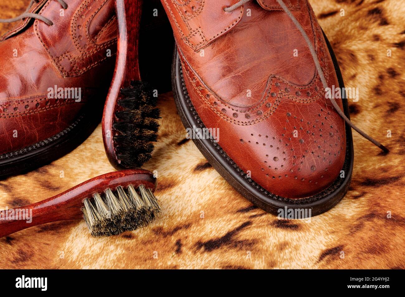 Men's accessoires, men's accessoires, lifestyle, shoe, boot, brown,  cleaning, dress code, classic, set, Photo Kazimierz Jurewicz,shoes, elegant  Stock Photo - Alamy