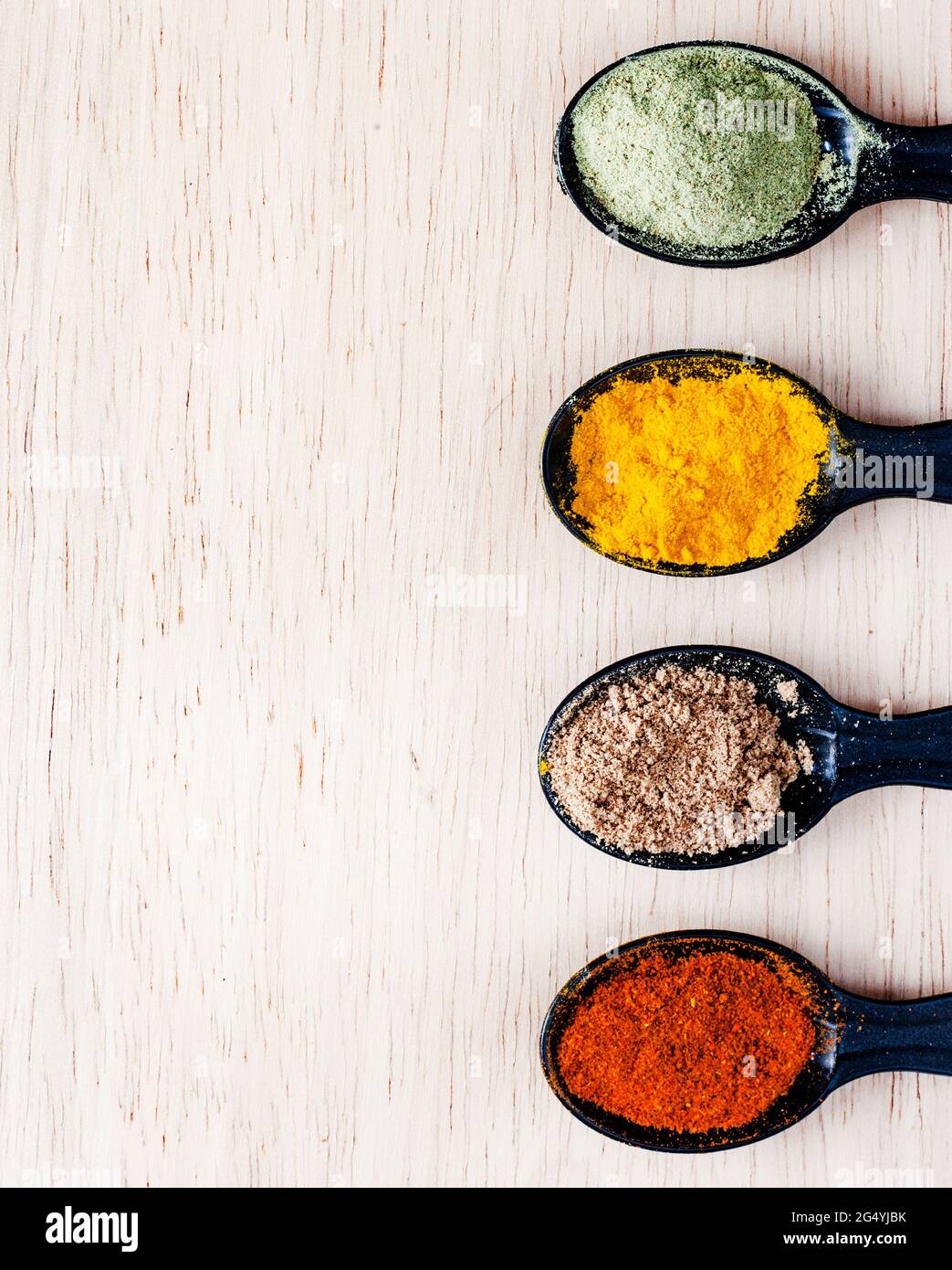 various herbs and spices for everyday health benefits Stock Photo Alamy