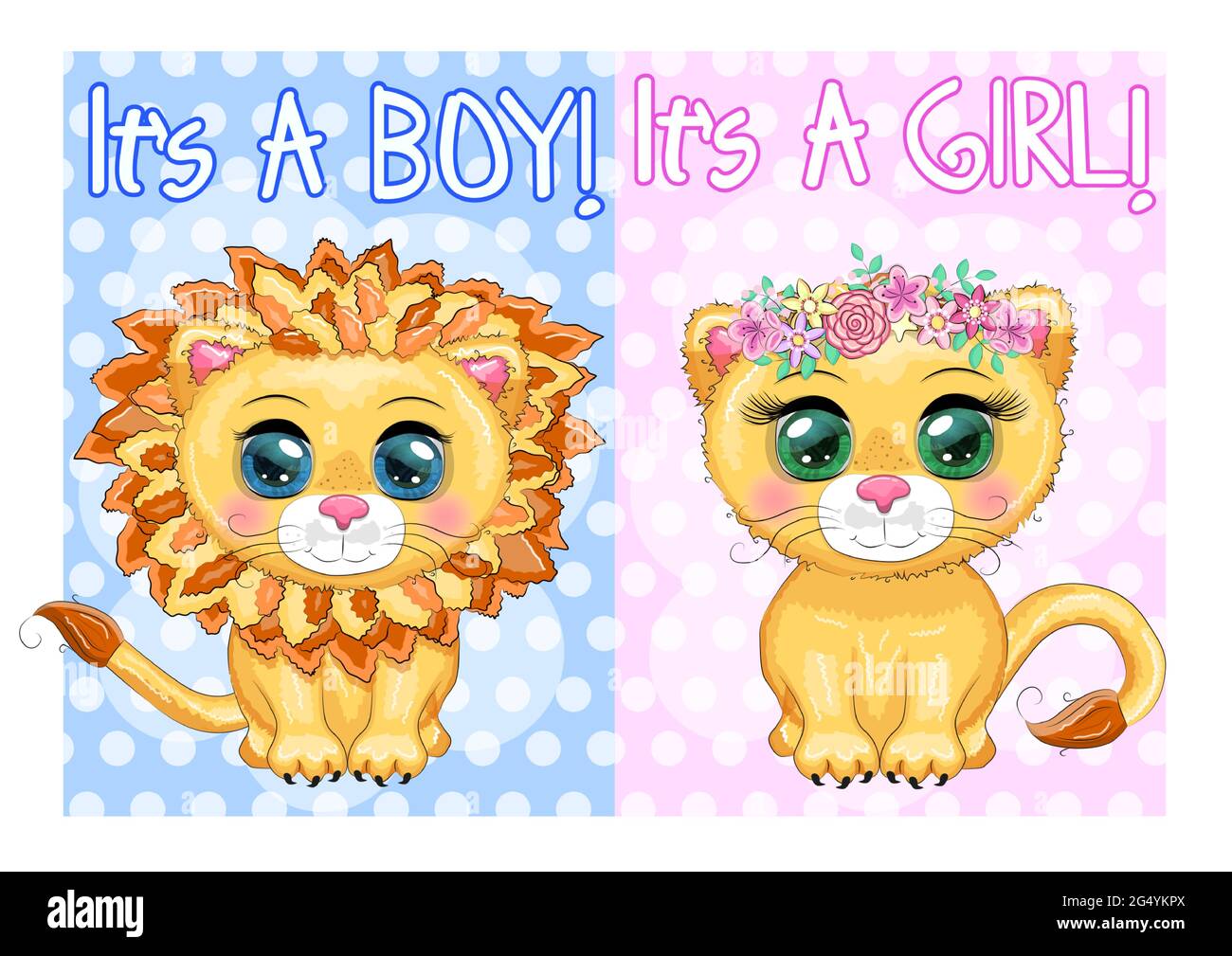 Baby Shower greeting card with Cute boy and girl. Cartoon lion with expressive eyes. Wild animals, character, childish cute style Stock Vector Image & Art - Alamy Baby Shower greeting card with Cute boy and girl. Cartoon lion with expressive eyes. Wild animals, character, childish cute style Stock Vector Image & Art - Alamy