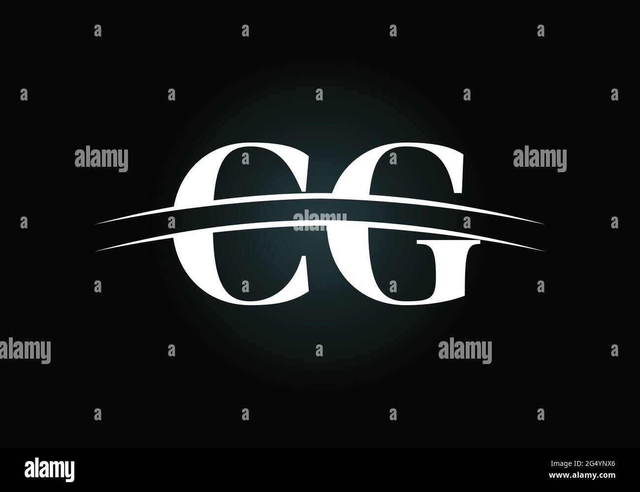 Initial CG Letter Logo With Creative Modern Business Typography Vector