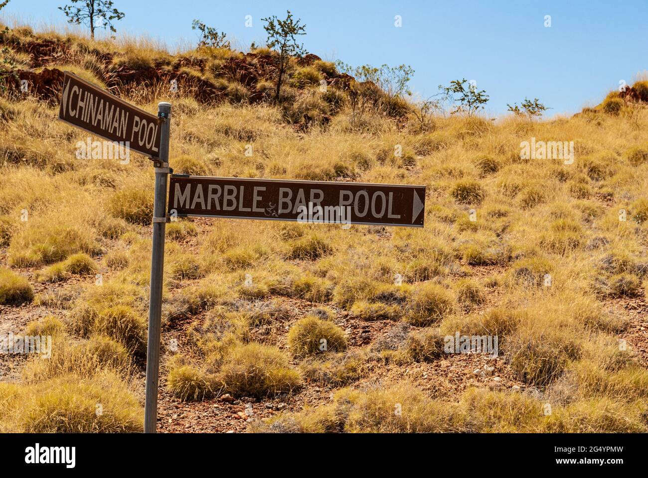MARBLE BAR, PILBARA, WESTERN AUSTRALIA, AUSTRALIA Stock Photo