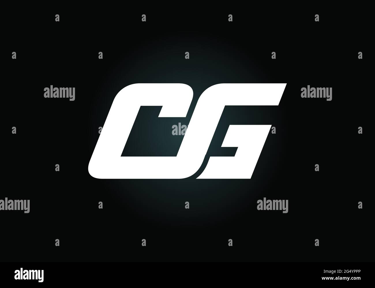 Initial CG Letter Logo With Creative Modern Business Typography Vector