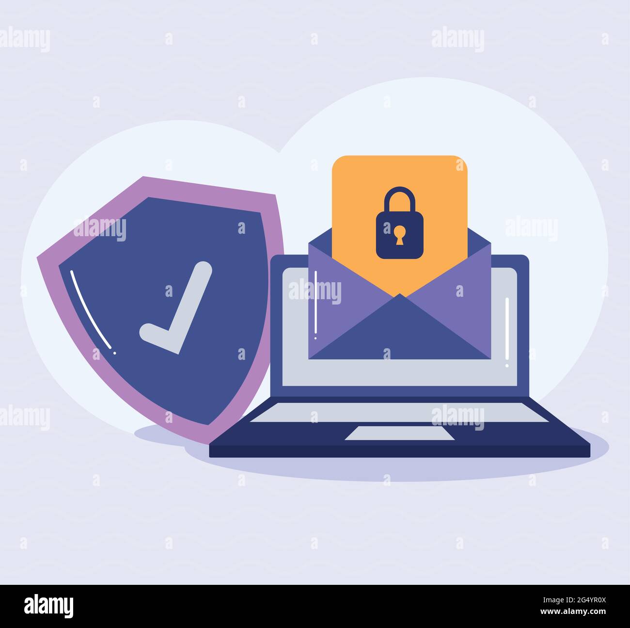 cyber security concept Stock Vector Image & Art - Alamy