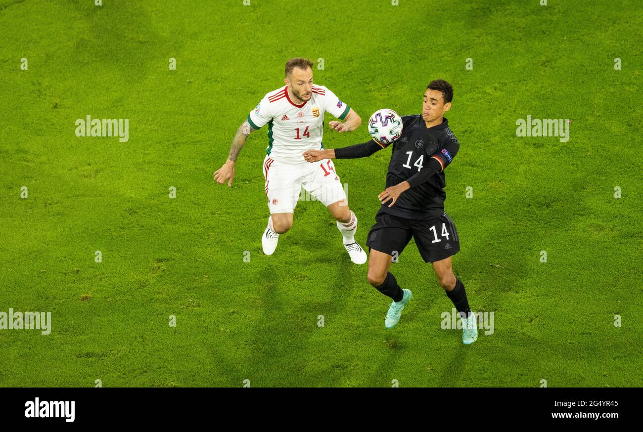 Jamal Musiala (Deutschland), Gergo Lovrencsics (Ungarn) Deutschland ...