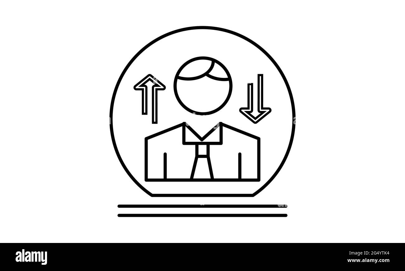 Business man icon flat style vector illustration Stock Vector Image ...