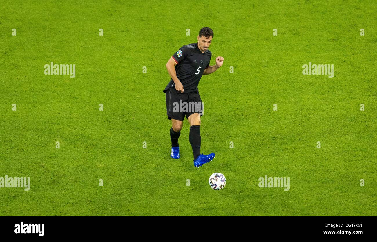 Mats Hummels (Deutschland) Deutschland - Ungarn München, 23.06.2021,  Fussball, Saison 2020/21 Foto: Moritz Müller Copyright (nur für  journalistisch Stock Photo - Alamy