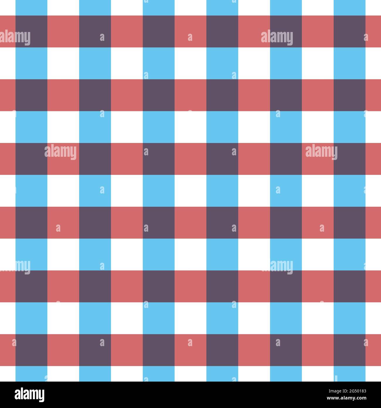 Squared background: red and blue. Vector illustration, flat design Stock Vector
