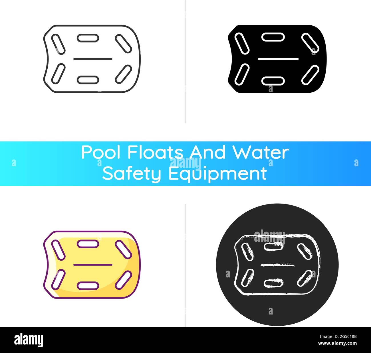 Rescue board icon Stock Vector