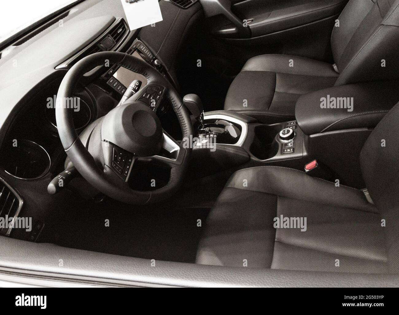 driver seat, new car interior Stock Photo Alamy