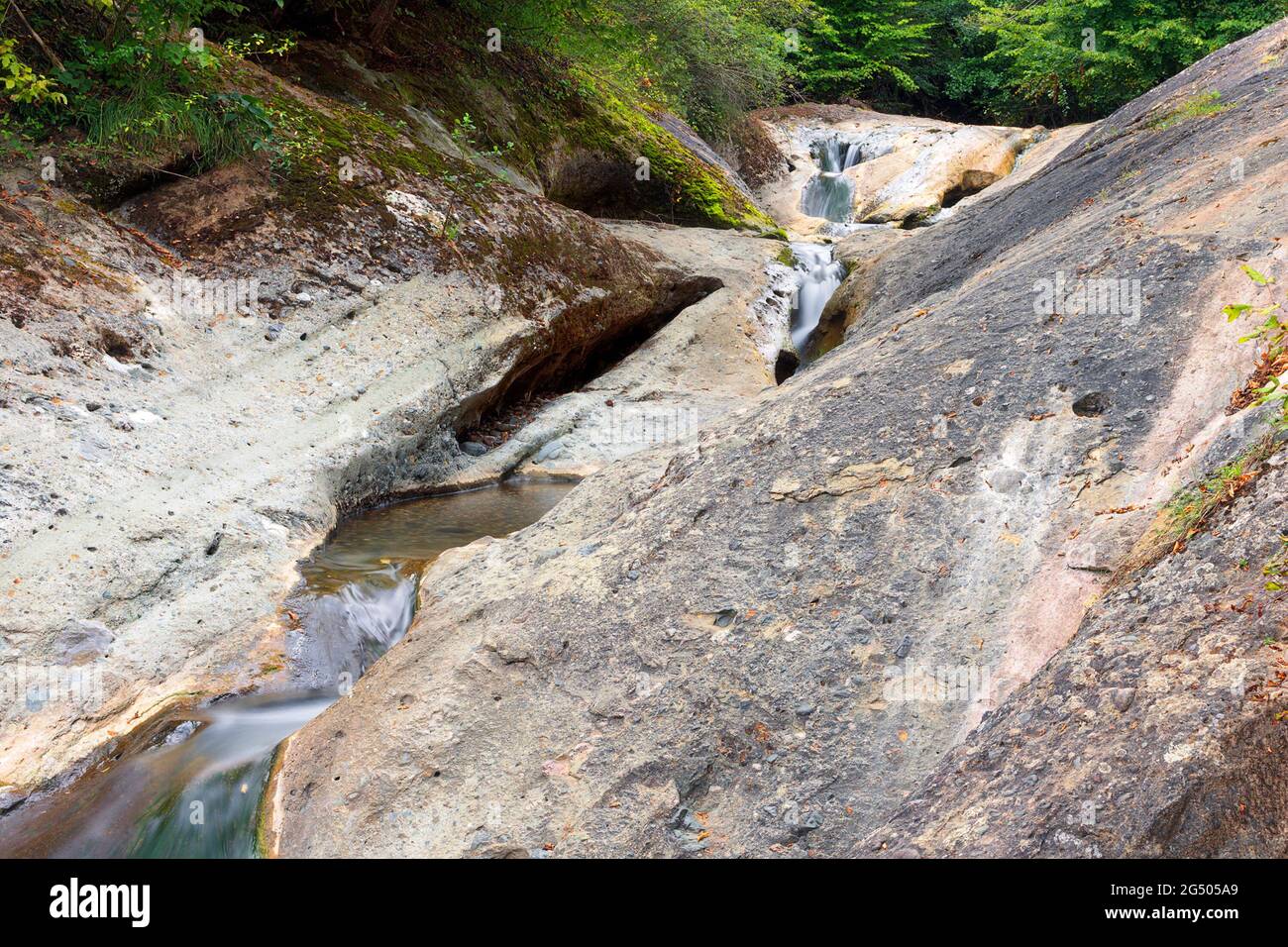 view of La Gavane creek in Trascau mountains Stock Photo