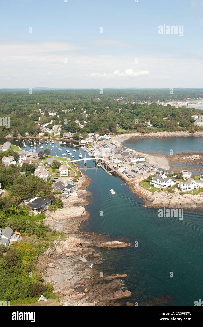 Aerial View of Ogunquit Beach, Ogunquit, Maine, USA Stock Photo Alamy