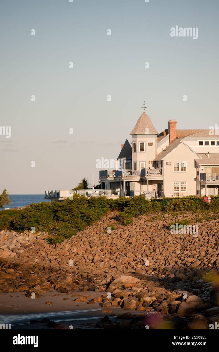 Beachmere Inn, Marginal Way, Ogunquit Beach, Ogunquit, Maine Stock