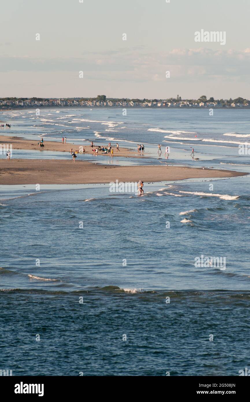 Aerial View of Ogunquit Beach, Ogunquit, Maine, USA Stock Photo Alamy