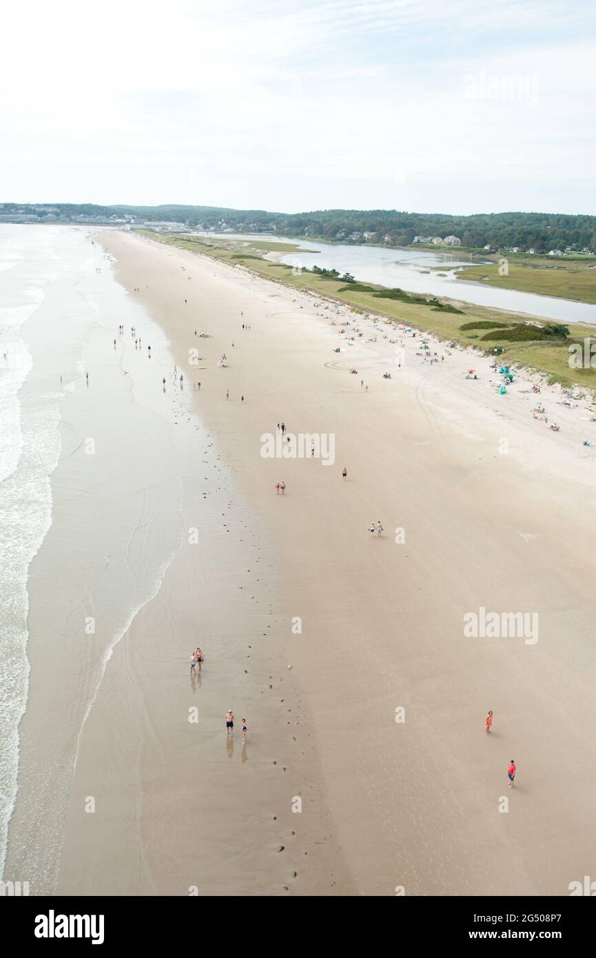 Aerial View of Ogunquit Beach, Ogunquit, Maine, USA Stock Photo Alamy