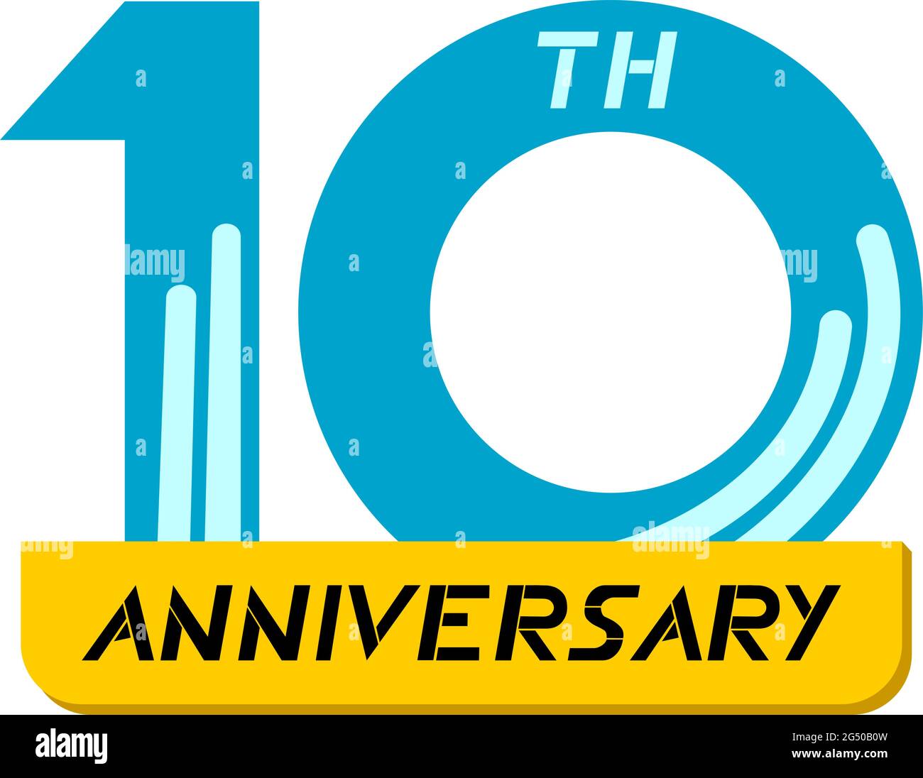 10th anniversary symbol Stock Vector Image & Art Alamy