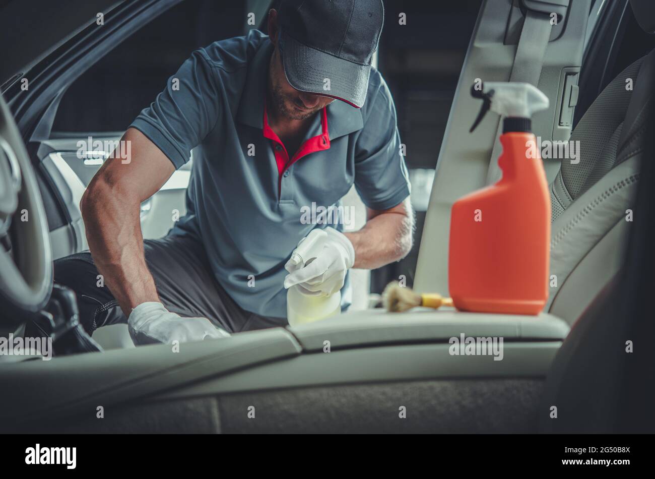 Professional car detailer hires stock photography and images Alamy