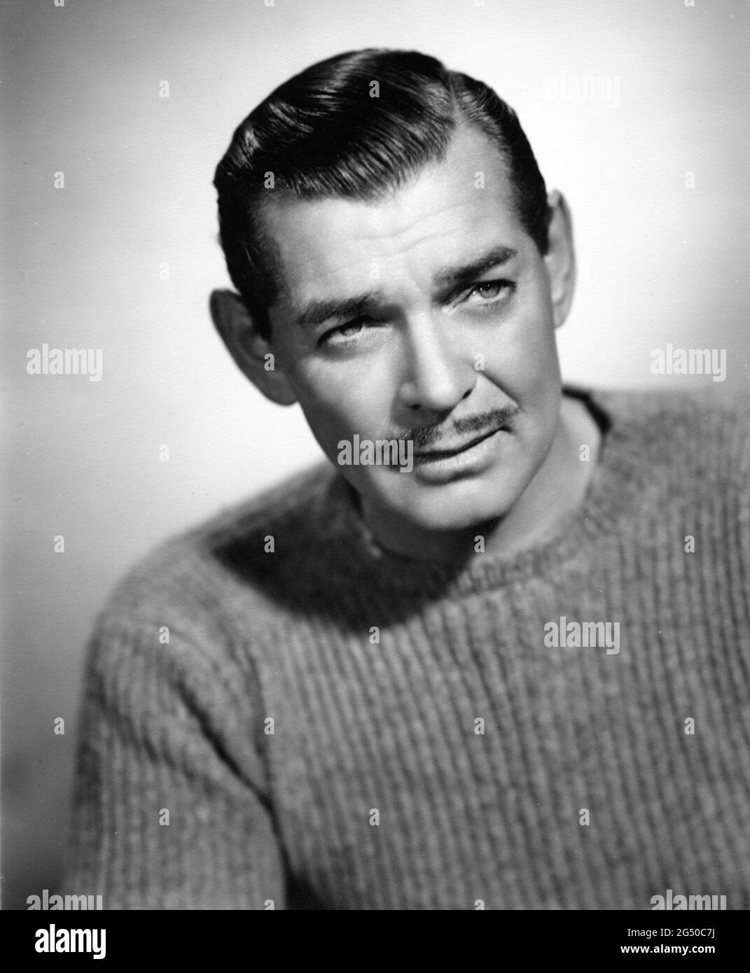 CLARK GABLE Portrait in NEVER LET ME GO 1953 director DELMER DAVES from novel Come The Dawn by Paul Winterton producer Clarence Brown Metro Goldwyn Mayer Stock Photo
