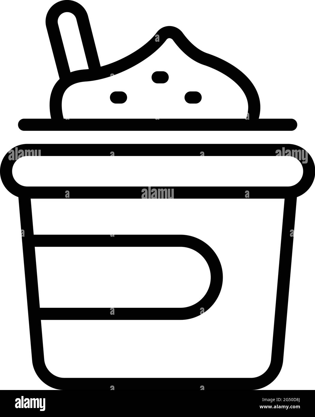 Korean cosmetics care cream icon. Outline Korean cosmetics care cream ...