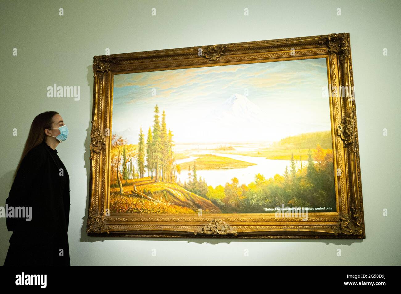 LONDON 24 June 2021. BANKSY Subject to Availability. Estimate: GBP 3,000,000 - GBP 5,000,000 IMAGES ARE ASKED TO BE UNDER EMBARGO UNTIL 10:30 AM. Credit amer ghazzal/Alamy Live News Stock Photo