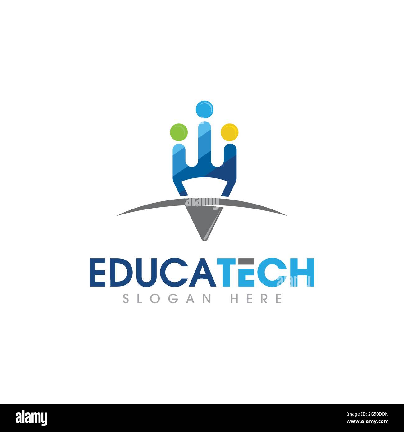 Pen Education Template vector icon illustration design Stock Vector