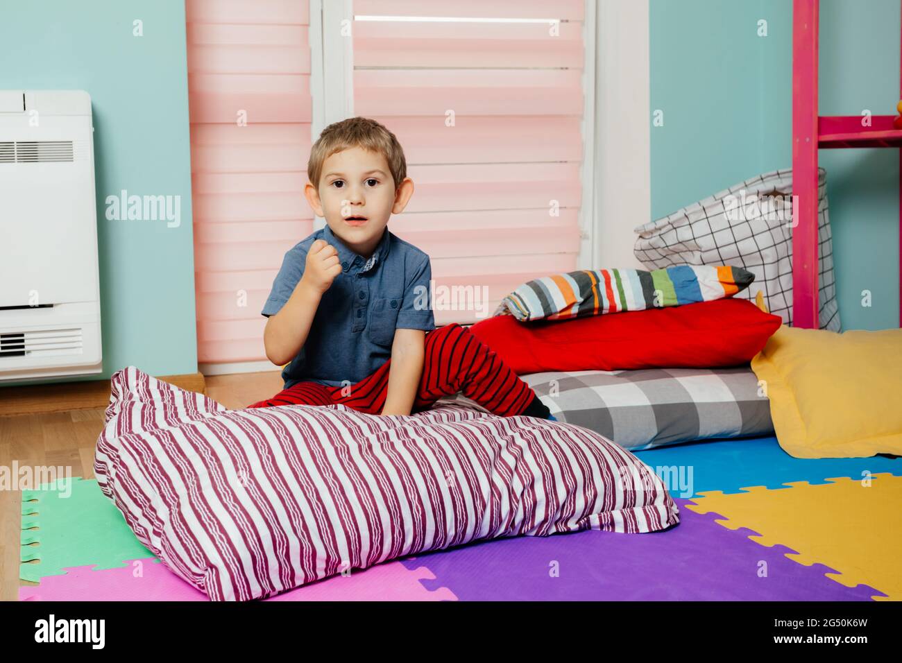 Kindergarten nap room hires stock photography and images Alamy