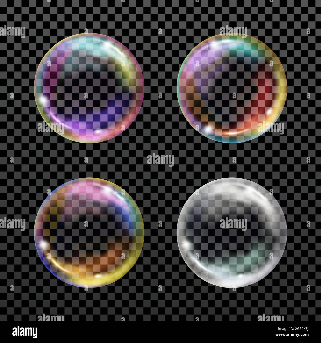 Vector illustration of soap bubbles Stock Vector Image & Art - Alamy