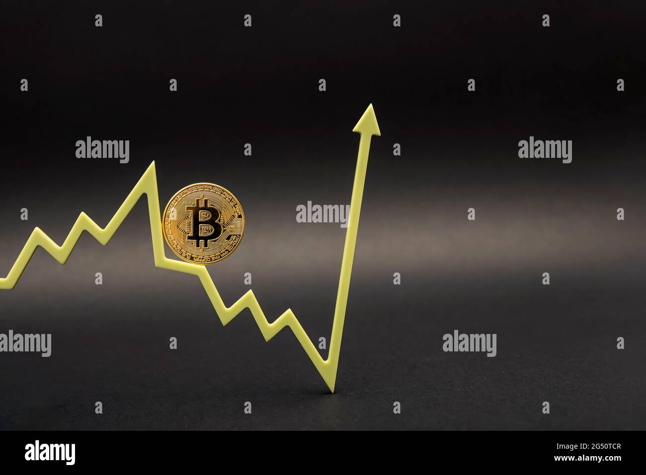 Bitcoin going up hi-res stock photography and images - Alamy