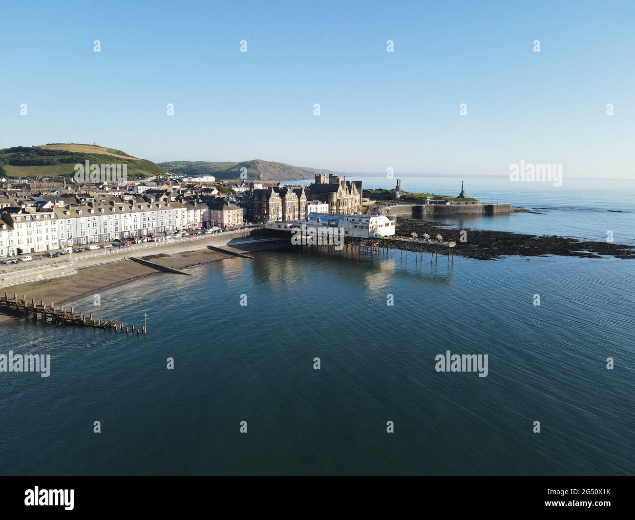 Aberystwyth cliff railway aerial hires stock photography and images