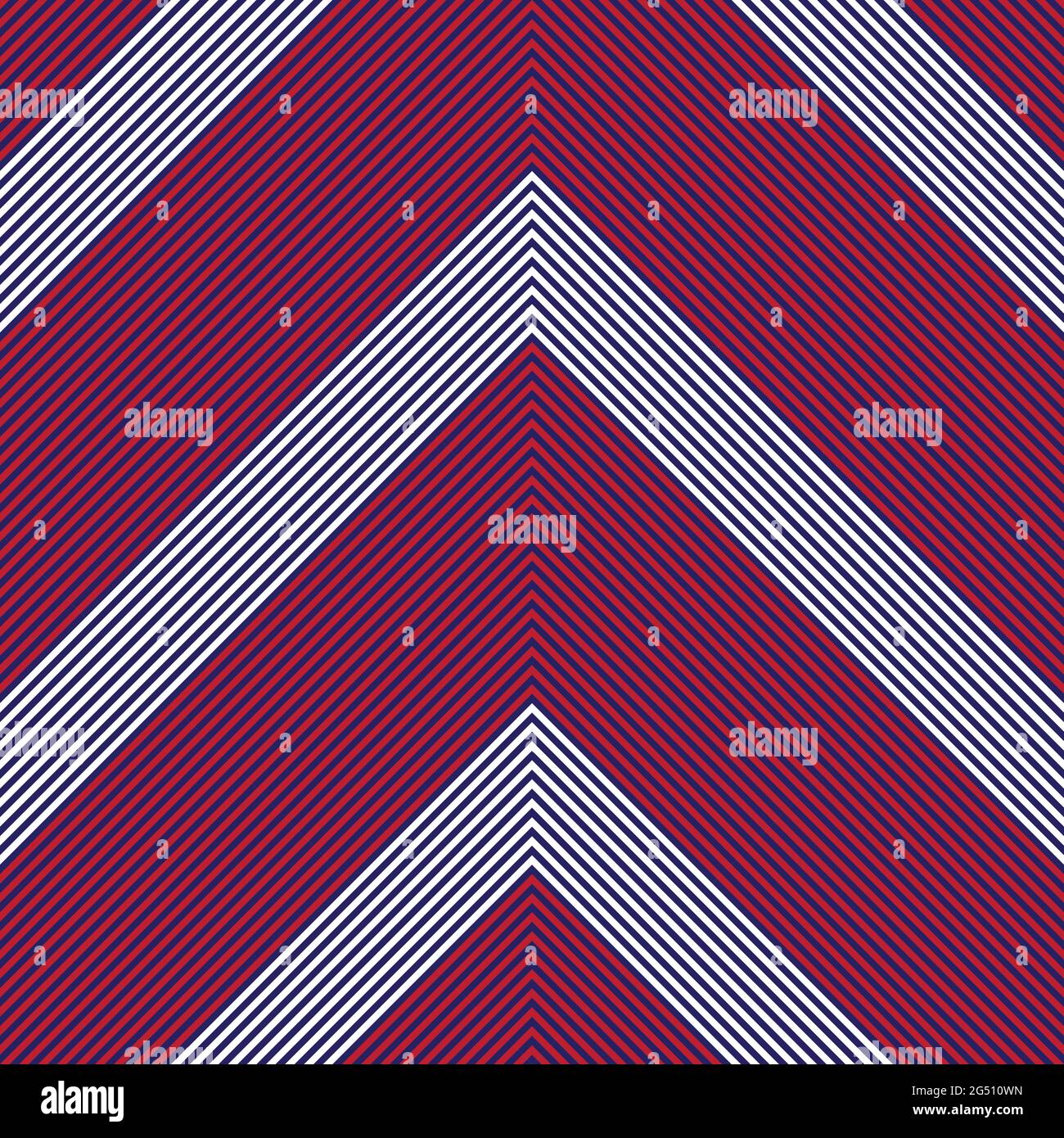 Chevron Diagonal striped seamless pattern background suitable for fashion textiles, graphicsChe Stock Vector