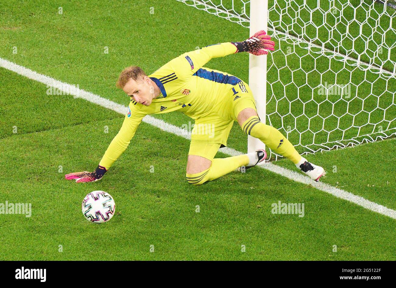 Peter Gulacsi, HUN 1 in the Group F match GERMANY, Hungary. , . in Season 2020/2021 on June 23, 2021 in Munich, Germany. Credit: Peter Schatz/Alamy Live News Stock Photo