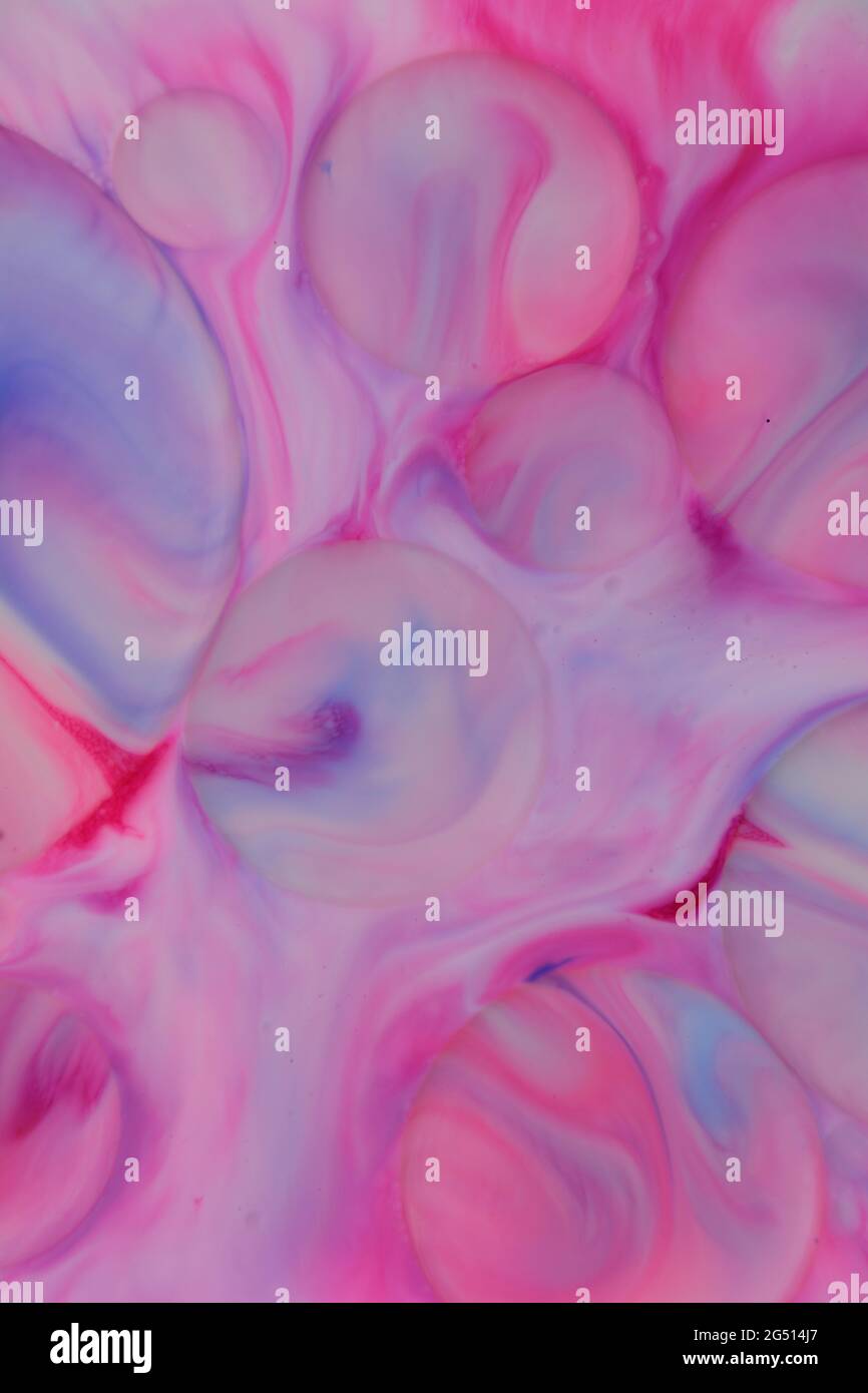 Abstract colors, backgrounds and textures. Food Coloring in milk. Food