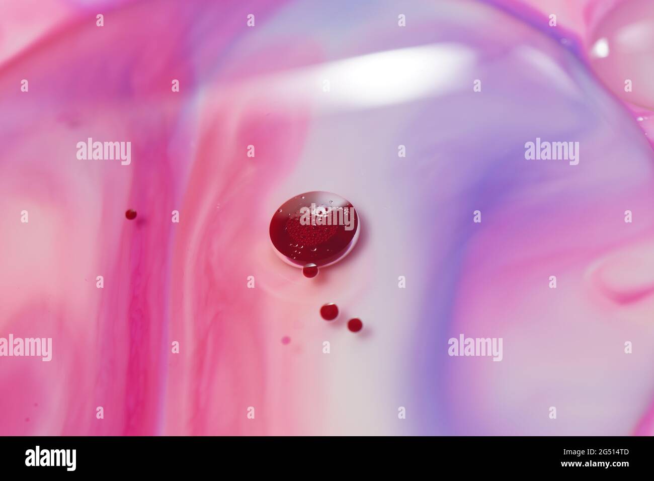 Abstract colors, backgrounds and textures. Food Coloring in milk. Food