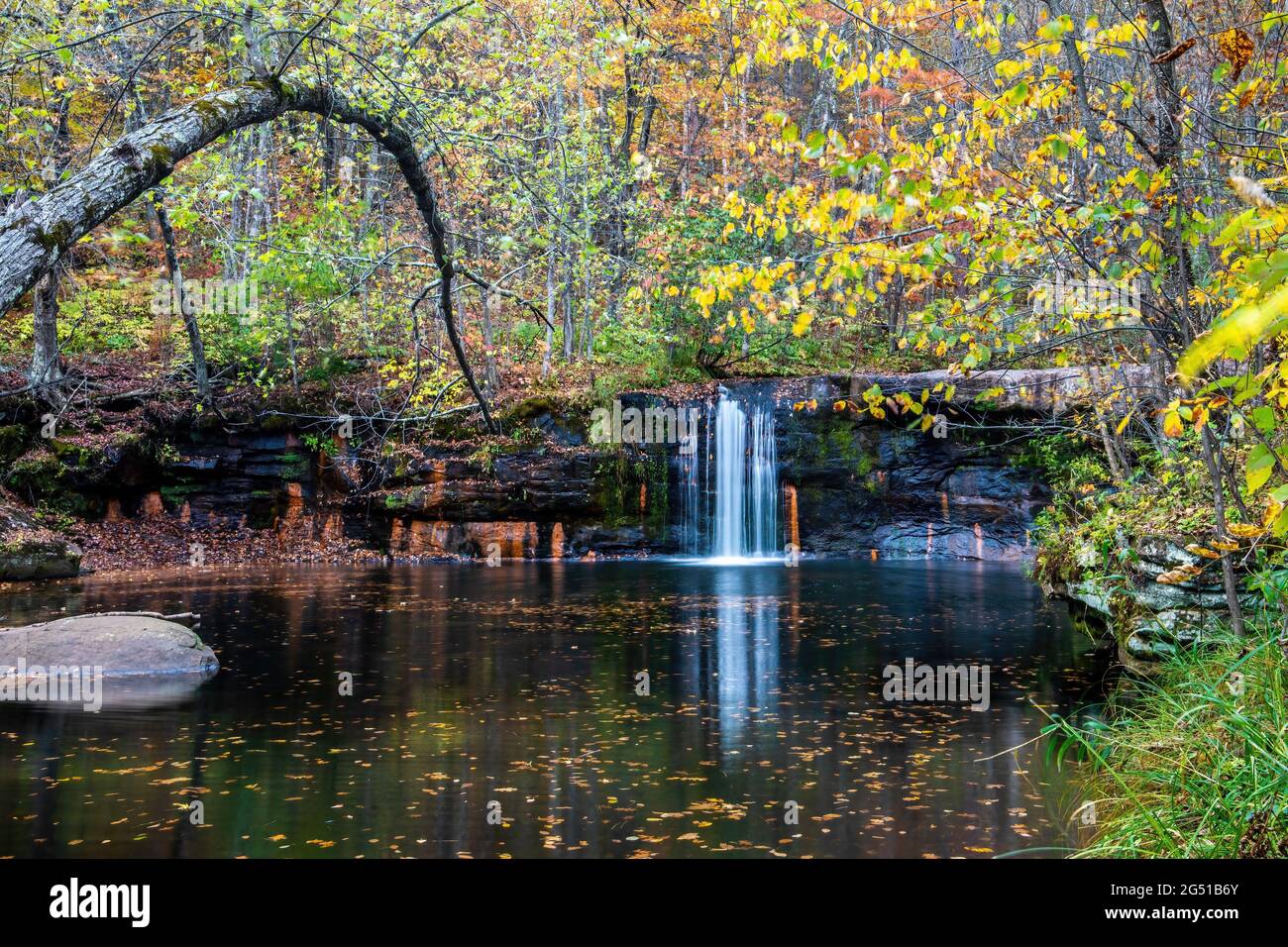Wolf Creek Falls on the Kettle River in Banning State Park, Sandstone
