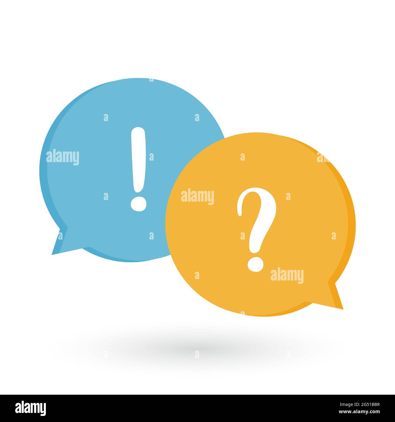 Question Mark And Exclamation Mark Icon Online Communication And Learning Concept Question Answer Vector Illustration Stock Vector Image Art Alamy