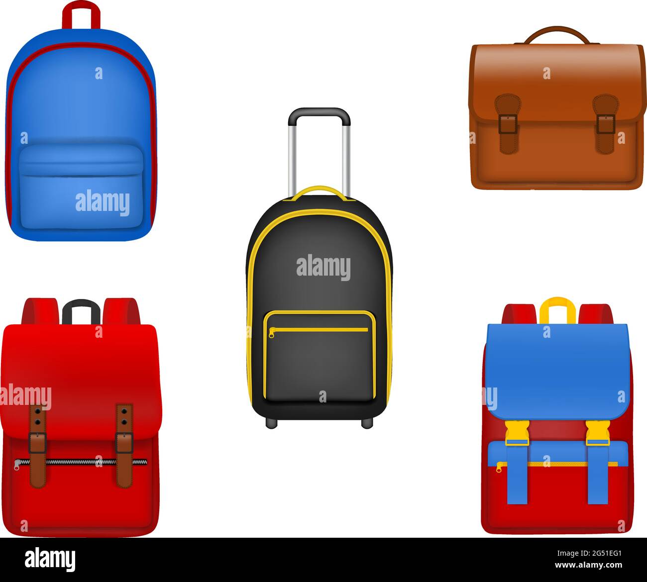Luggage backpacks Cut Out Stock Images & Pictures Alamy