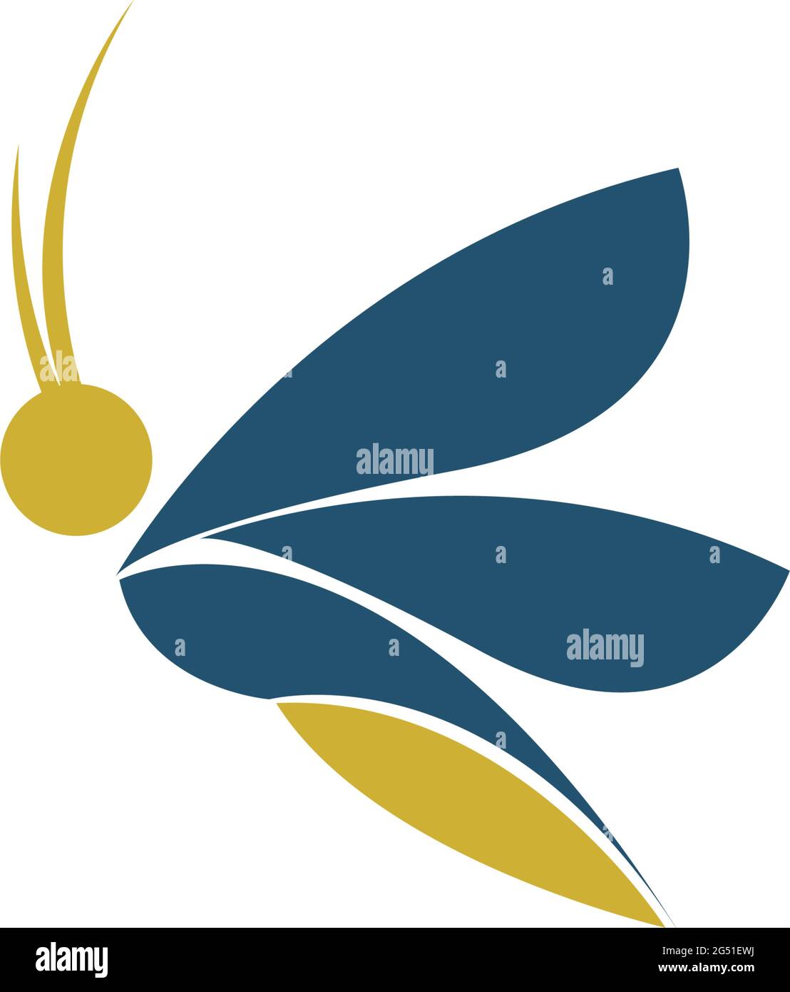 Fireflies icon logo simple design vector template illustration Stock Vector