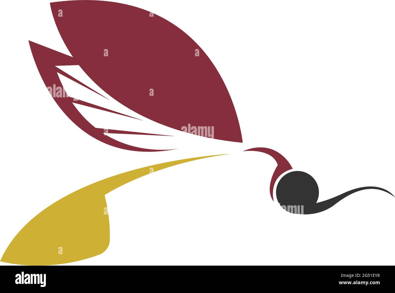 Fireflies icon logo simple design vector template illustration Stock Vector